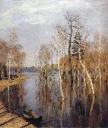 Levitan, Isaak Spring-inundation oil painting picture wholesale